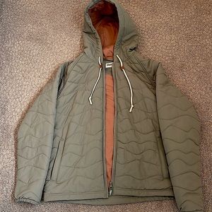 Mens zip up puffer jacket